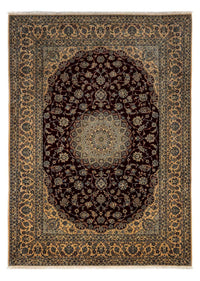 Tapis persan - Nain - Royal - 345 x 248 cm - noir