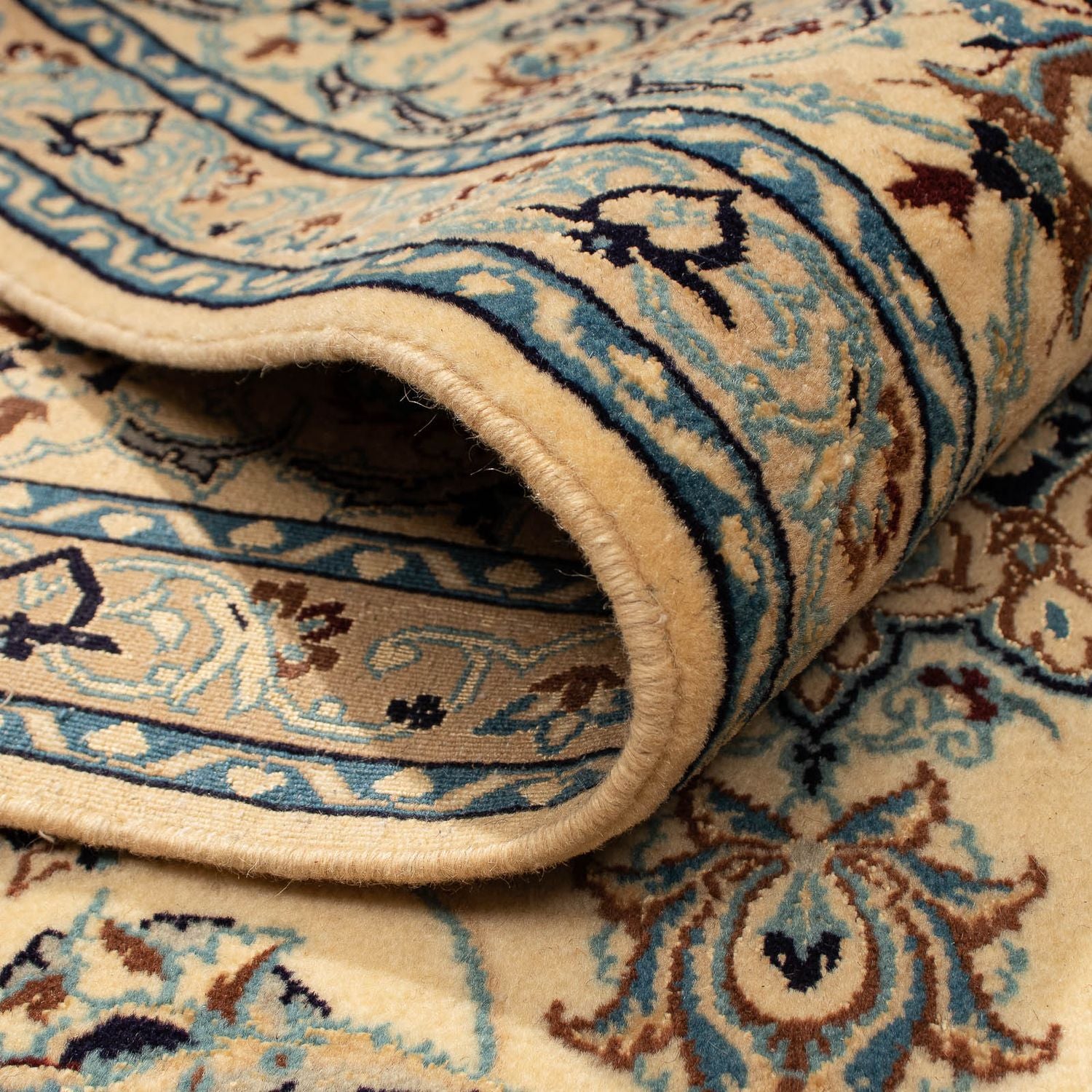 Tapis persan - Nain - Royal - 283 x 175 cm - beige