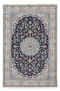 Tapis persan - Nain - Royal - 291 x 200 cm - bleu foncé