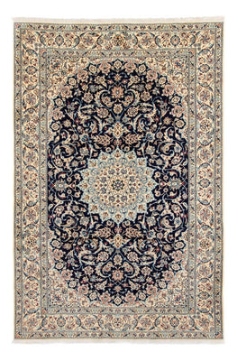 Tapis persan - Nain - Royal - 298 x 200 cm - bleu foncé