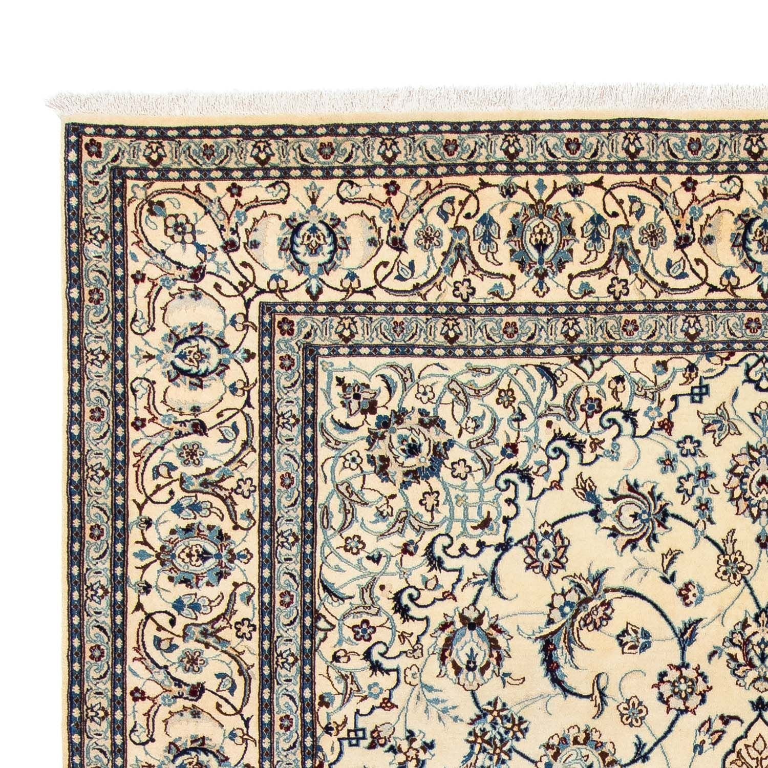 Tapis persan - Nain - Royal - 310 x 203 cm - beige