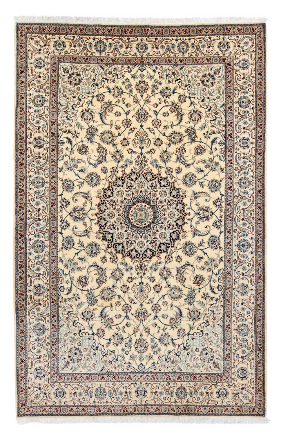 Tapis persan - Nain - Royal - 312 x 205 cm - beige