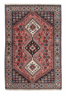 Tapis persan - Nomadic - 148 x 102 cm - rouge clair