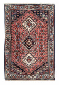 Tapis persan - Nomadic - 148 x 102 cm - rouge clair