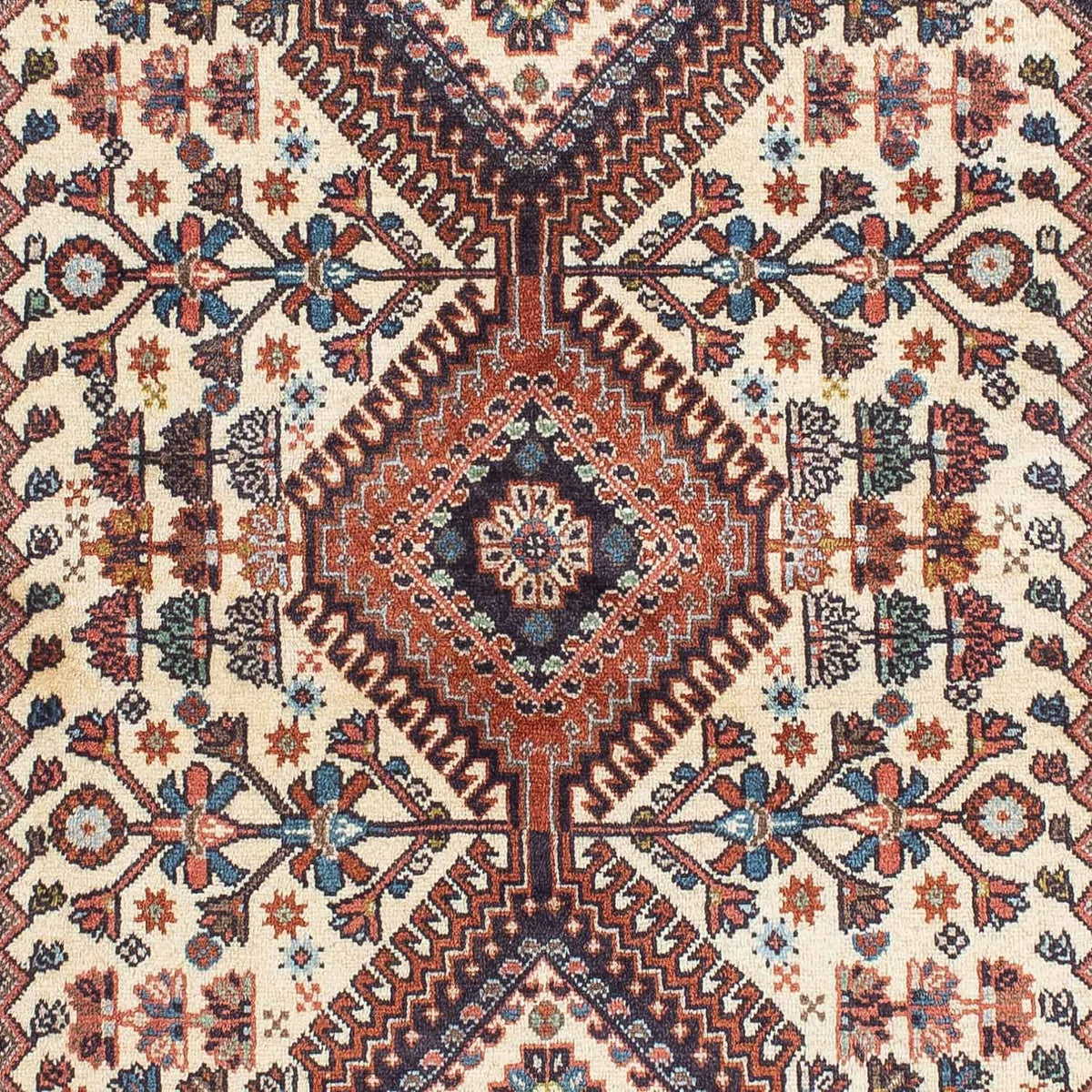 Tapis persan - Nomadic - 158 x 102 cm - beige