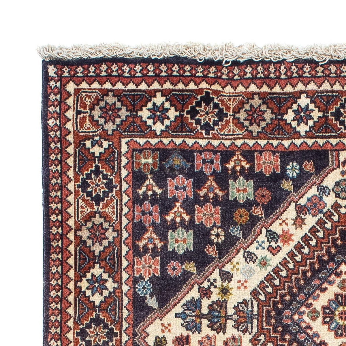 Tapis persan - Nomadic - 158 x 102 cm - beige