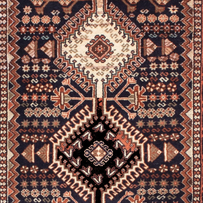 Tapis de couloir Tapis persan - Nomadic - 193 x 83 cm - bleu foncé