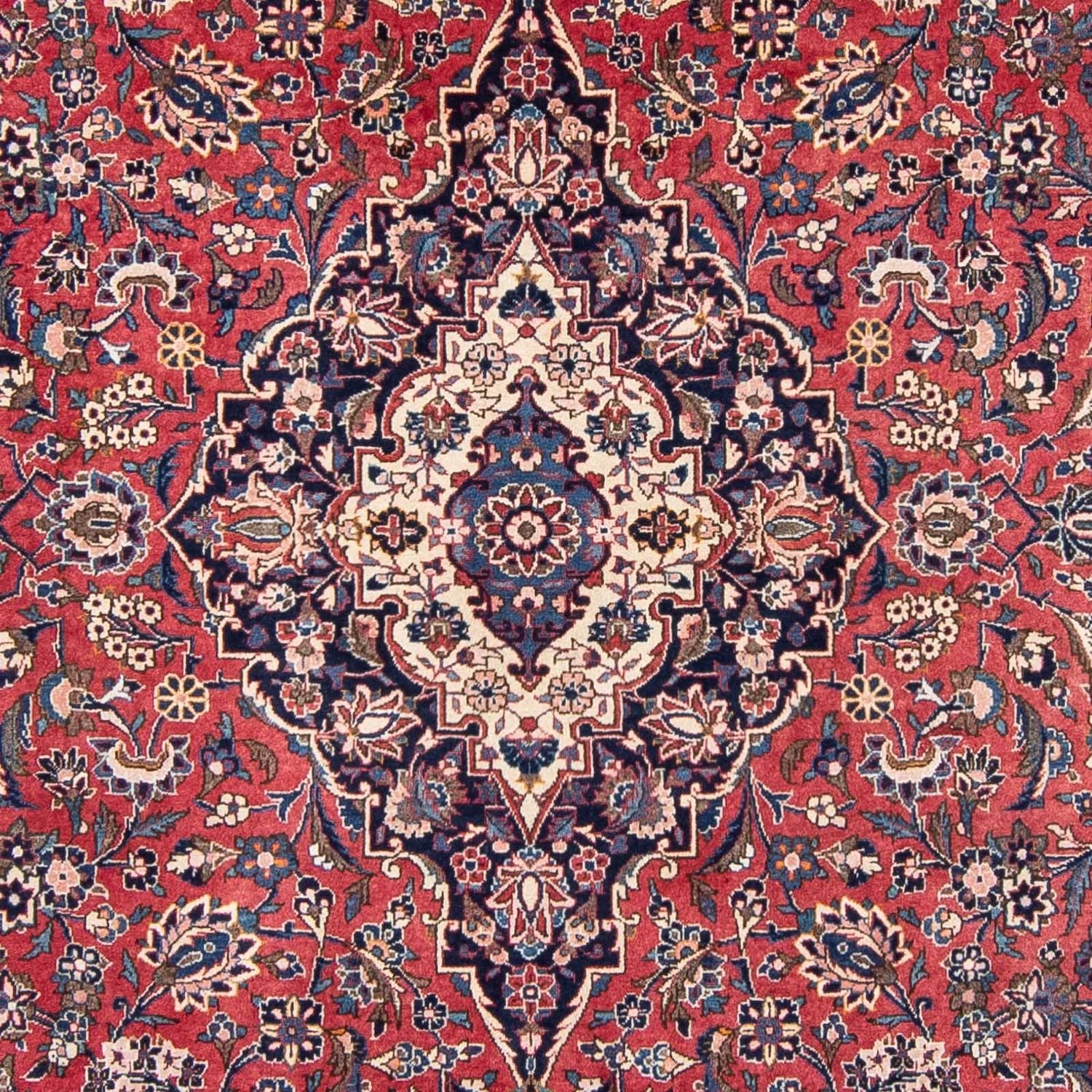 Tapis persan - Keshan - 338 x 230 cm - rouge clair
