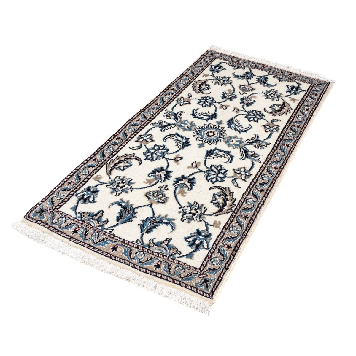 Tapis persan - Nain - 148 x 68 cm - beige