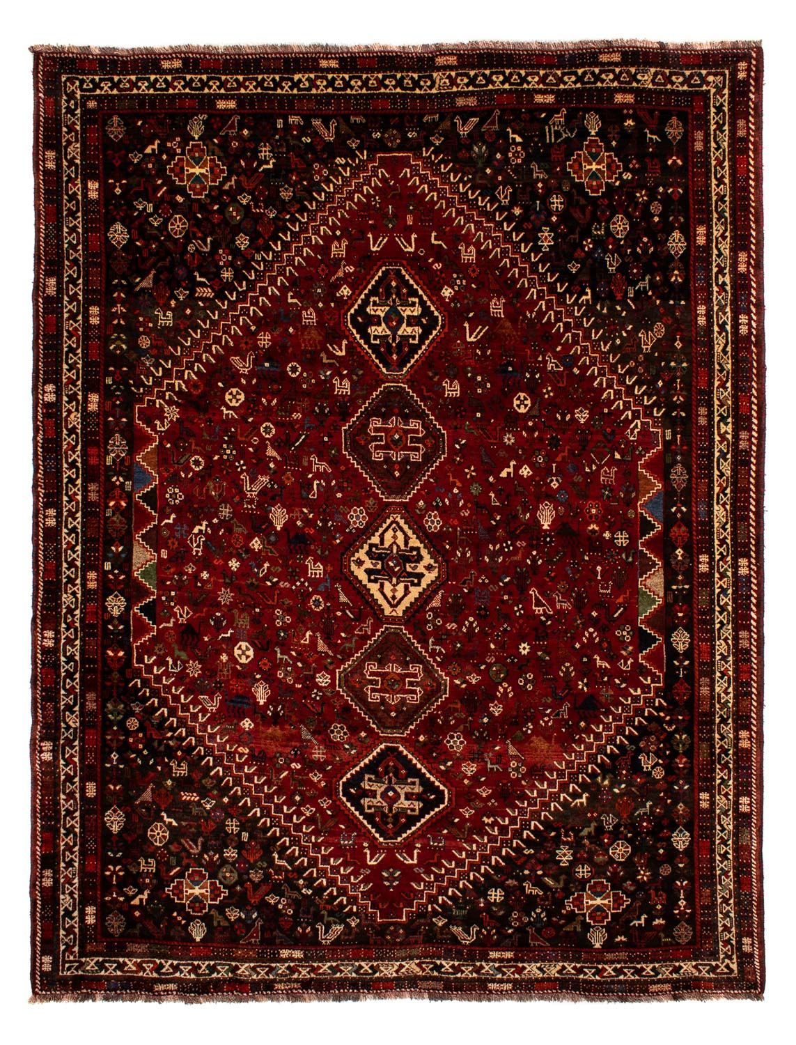 Tapis persan - Nomadic - 310 x 228 cm - rouge foncé