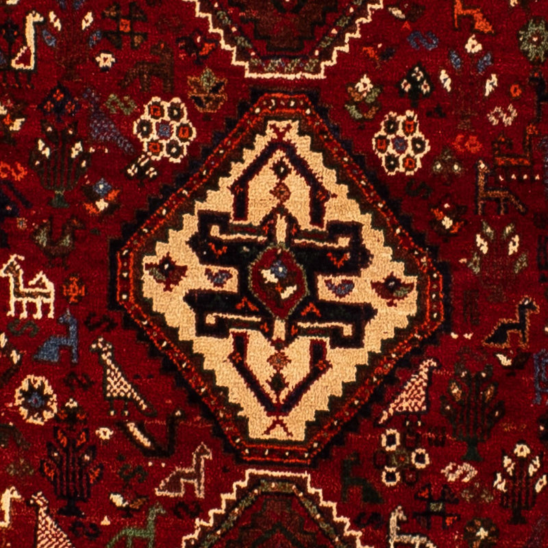 Tapis persan - Nomadic - 310 x 228 cm - rouge foncé
