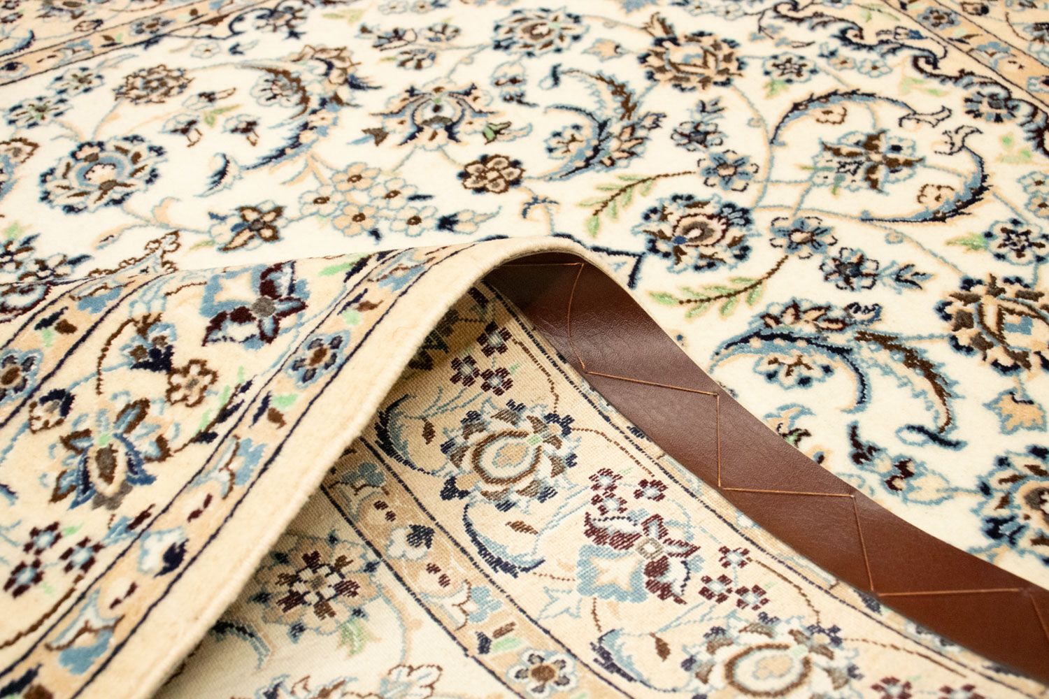Tapis persan - Nain - Premium - 150 x 97 cm - beige