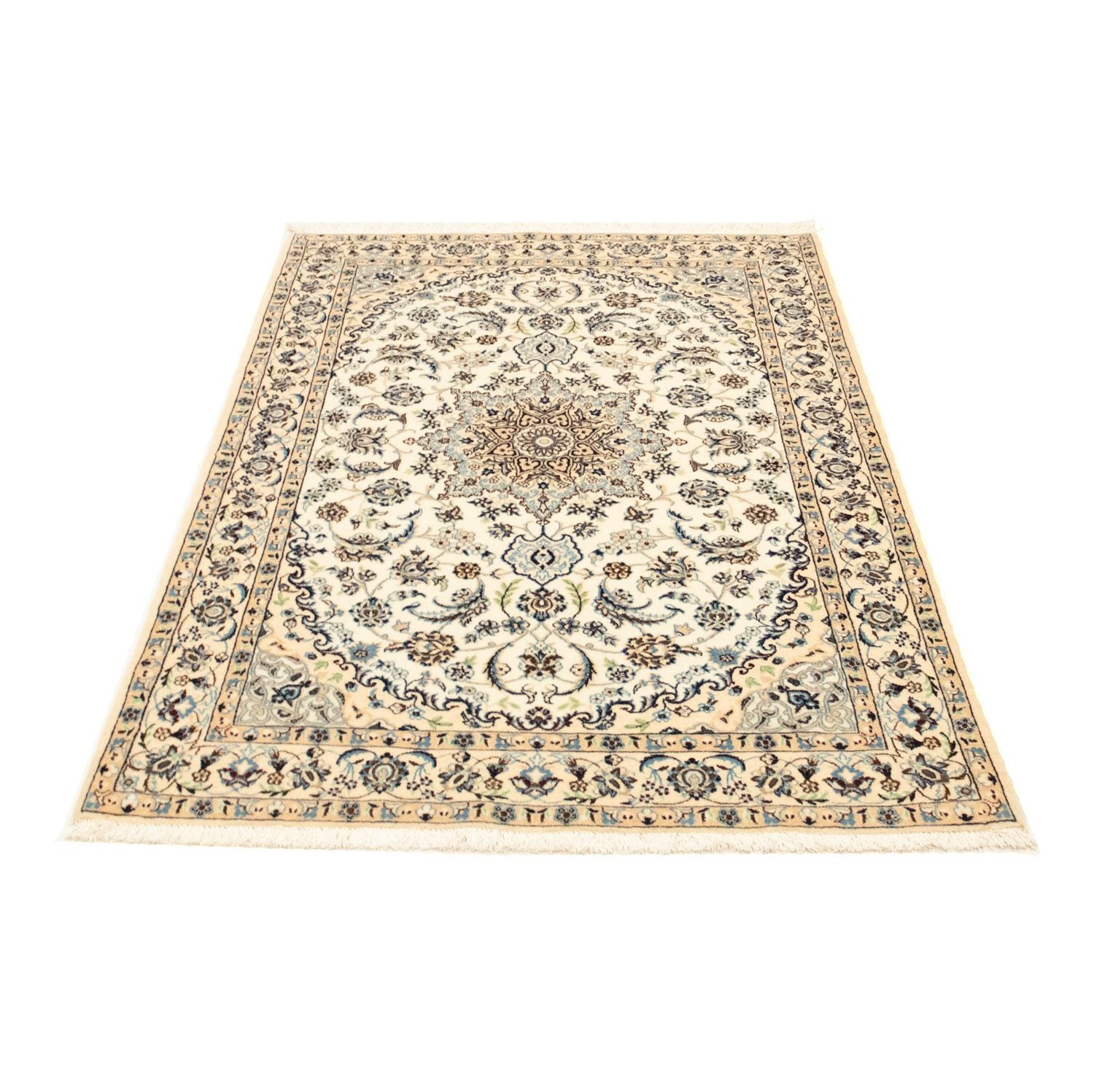 Tapis persan - Nain - Premium - 150 x 97 cm - beige