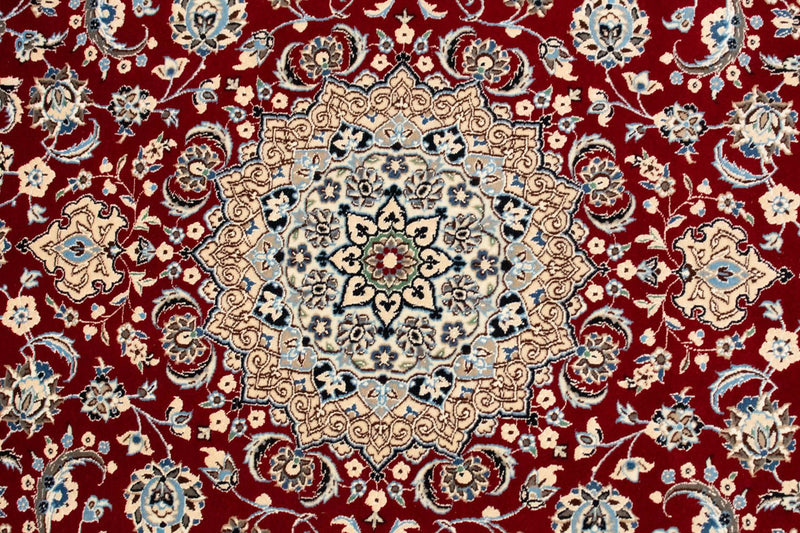 Tapis persan - Nain - Premium - 159 x 106 cm - rouge