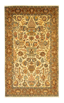Tapis persan - Ghom - 171 x 106 cm - beige