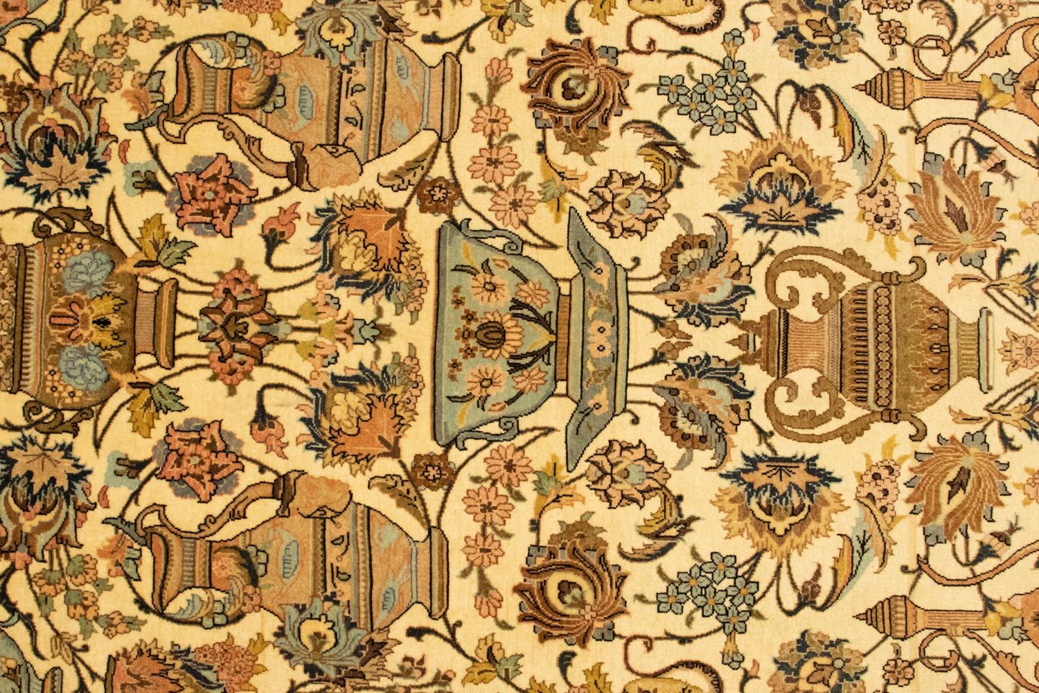 Tapis persan - Ghom - 171 x 106 cm - beige