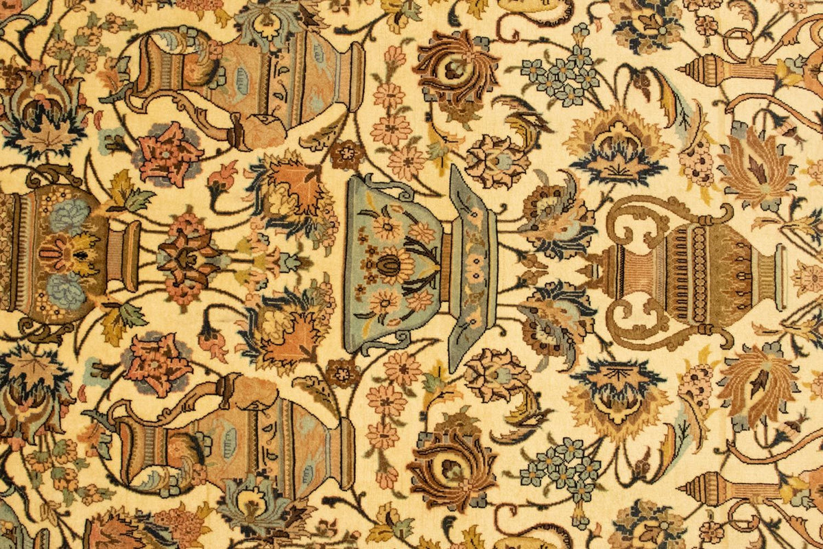 Tapis persan - Ghom - 171 x 106 cm - beige
