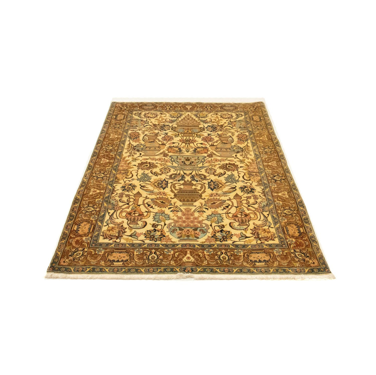 Tapis persan - Ghom - 171 x 106 cm - beige