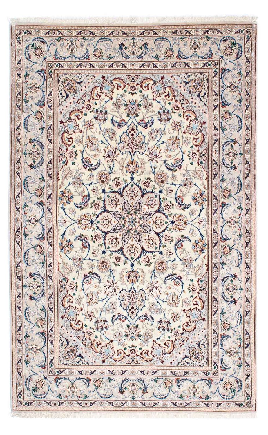 Tapis persan - Isfahan - Premium - 205 x 128 cm - beige