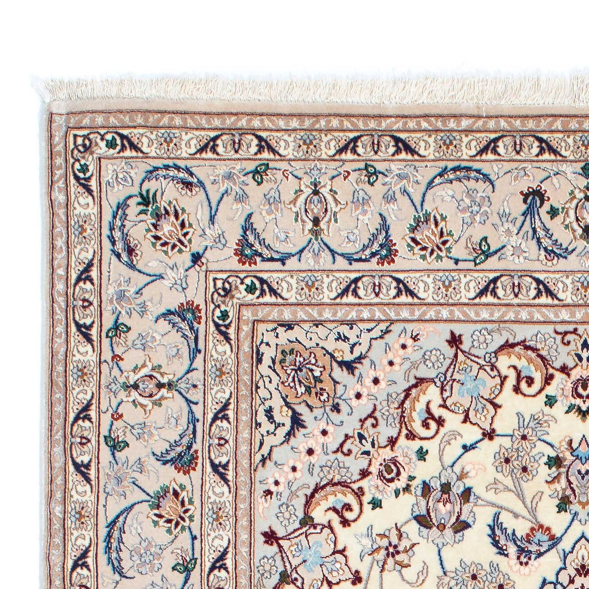 Tapis persan - Isfahan - Premium - 205 x 128 cm - beige