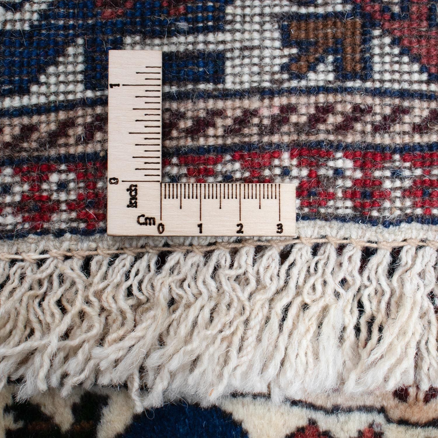 Tapis persan - Nomadic - 149 x 105 cm - rouge foncé
