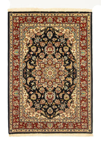 Tapis persan - Ghom - 151 x 105 cm - noir