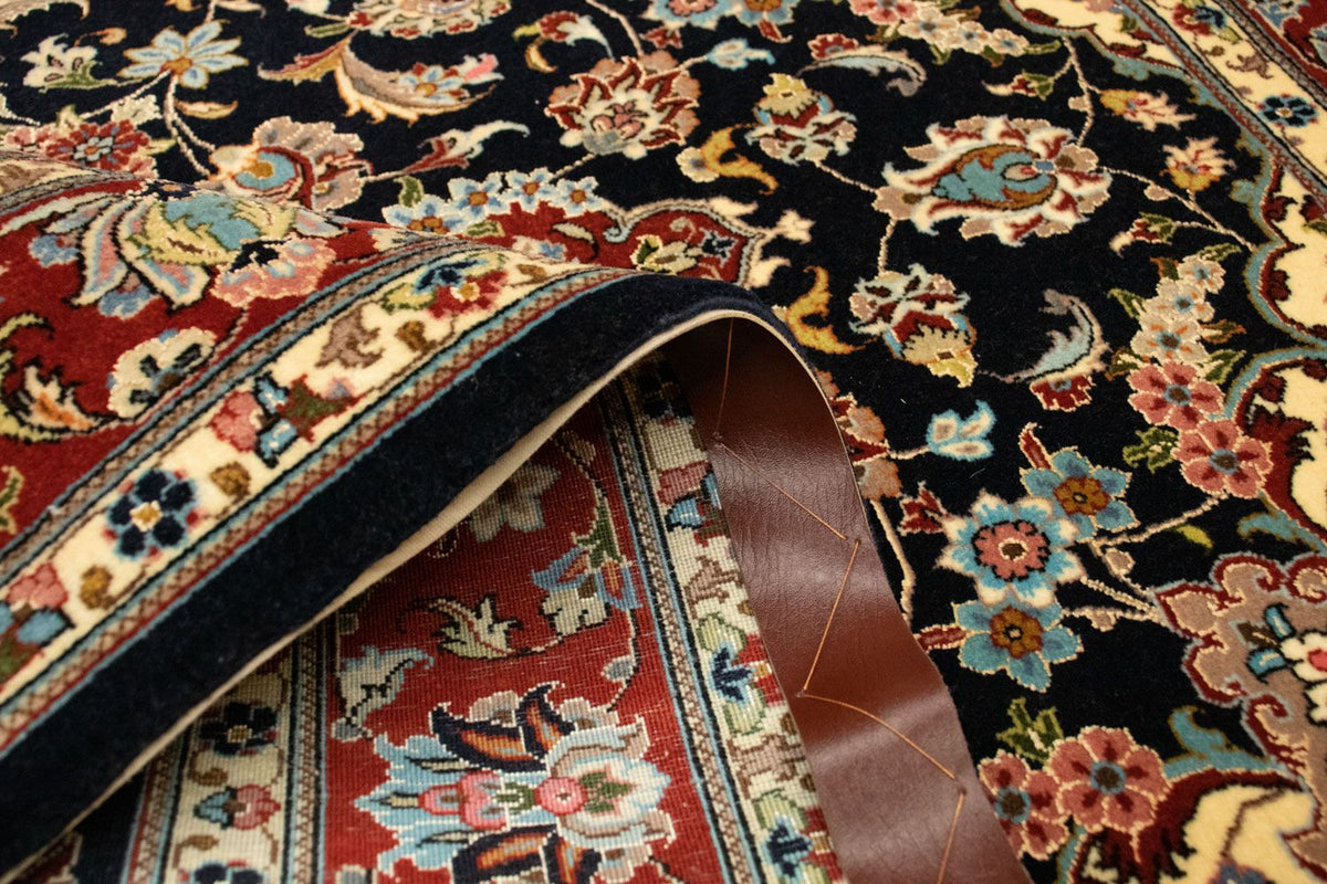 Tapis persan - Ghom - 151 x 105 cm - noir