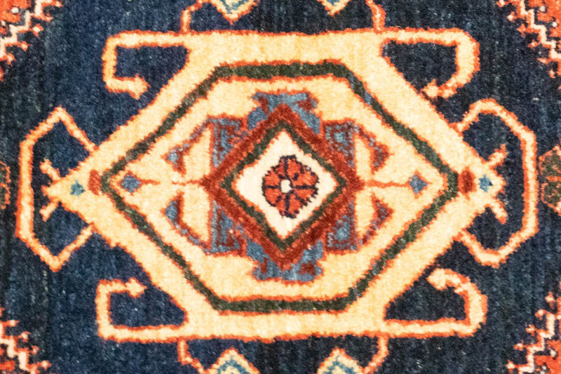 Tapis de couloir Tapis persan - Nomadic - 190 x 104 cm - rouge