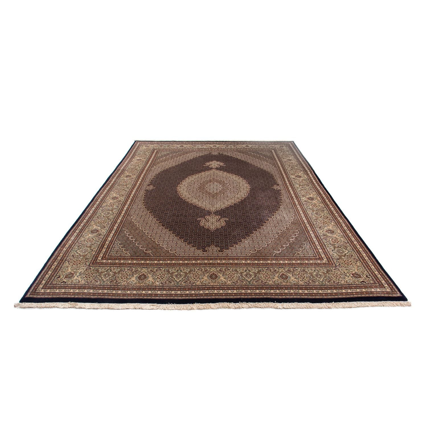 Tapis persan - Tabriz - 354 x 250 cm - marron clair