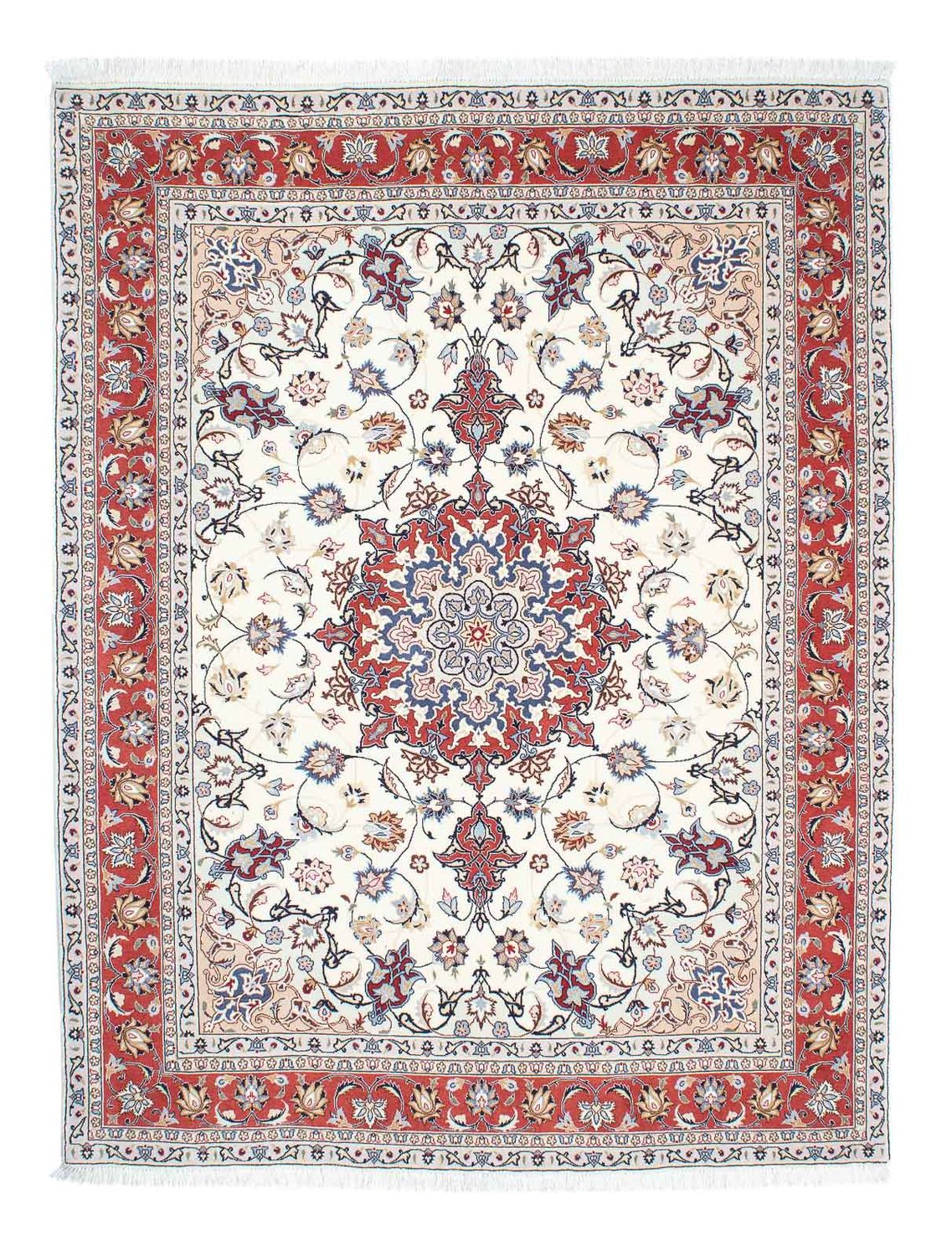 Tapis persan - Tabriz - Royal - 200 x 156 cm - beige