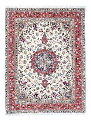 Tapis persan - Tabriz - Royal - 200 x 156 cm - beige