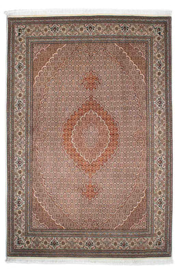 Tapis persan - Tabriz - 246 x 170 cm - marron clair