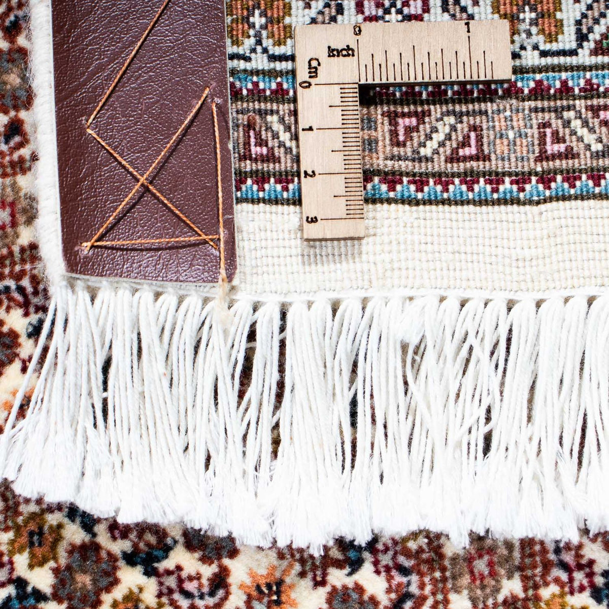 Tapis persan - Tabriz - 246 x 170 cm - marron clair