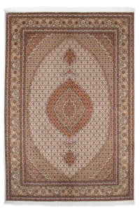 Tapis persan - Tabriz - 250 x 168 cm - marron clair