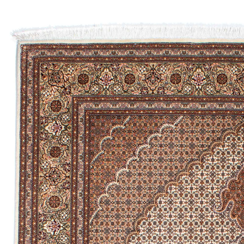 Tapis persan - Tabriz - 250 x 168 cm - marron clair