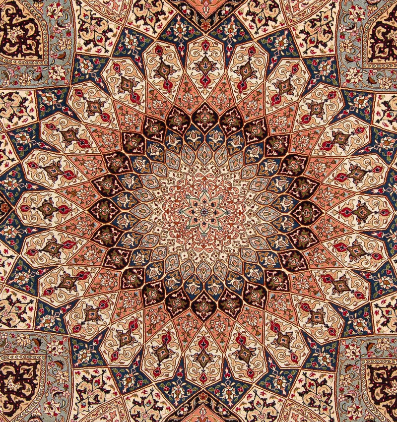 Tapis persan - Tabriz - Royal - 242 x 202 cm - multicolore