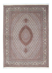 Tapis persan - Tabriz - Royal - 210 x 150 cm - marron clair