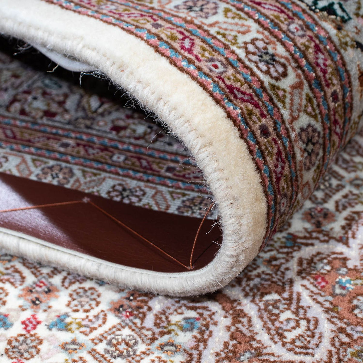 Tapis persan - Tabriz - Royal - 210 x 150 cm - marron clair