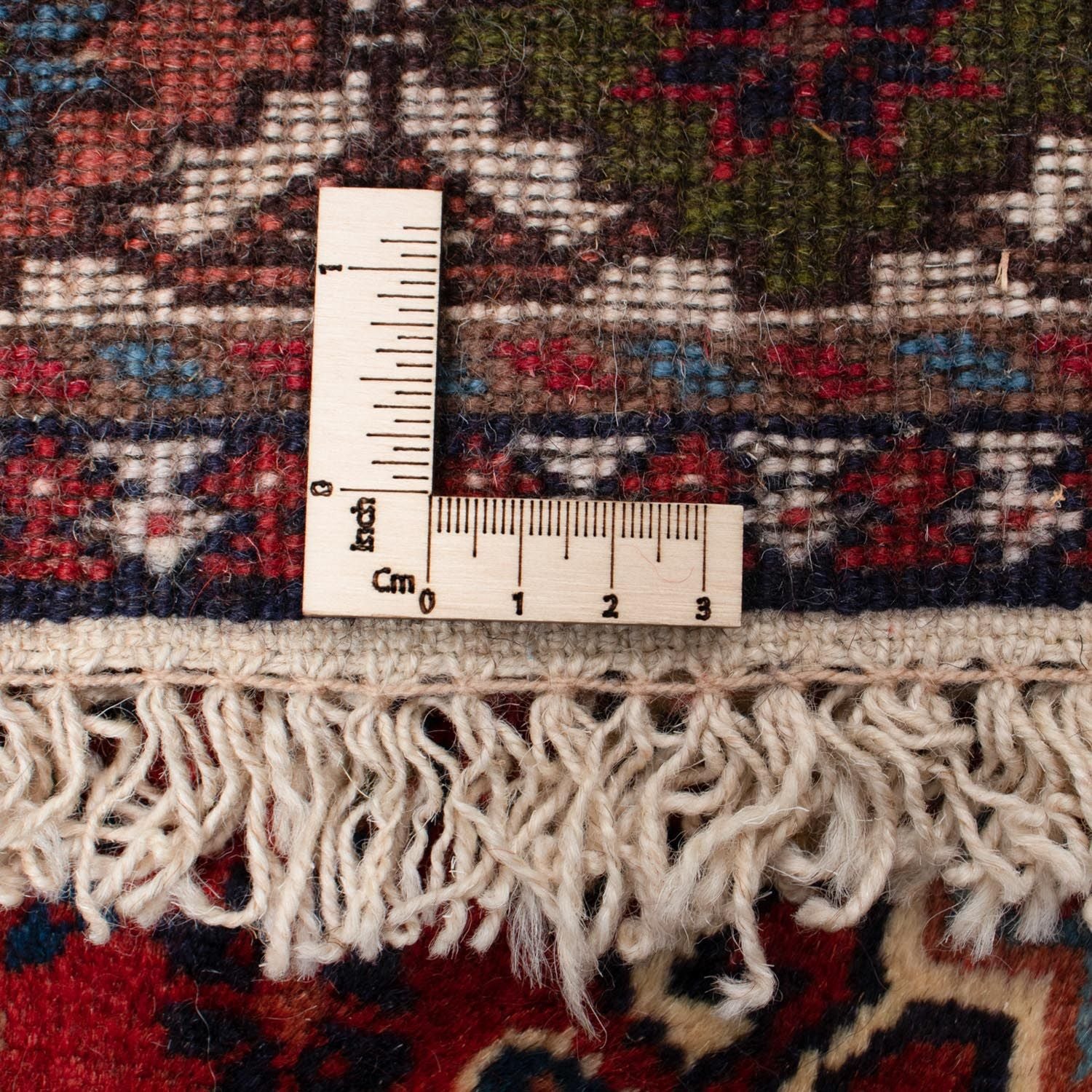 Tapis persan - Nomadic - 151 x 103 cm - rouge foncé