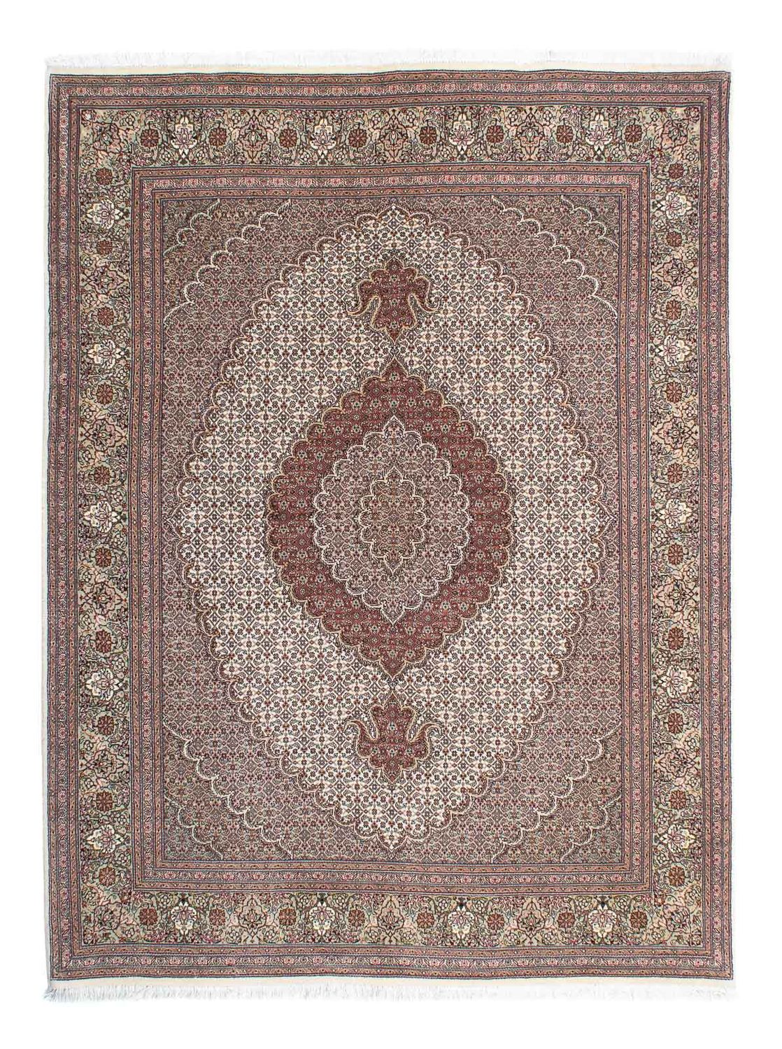Tapis persan - Tabriz - Royal - 205 x 153 cm - marron clair