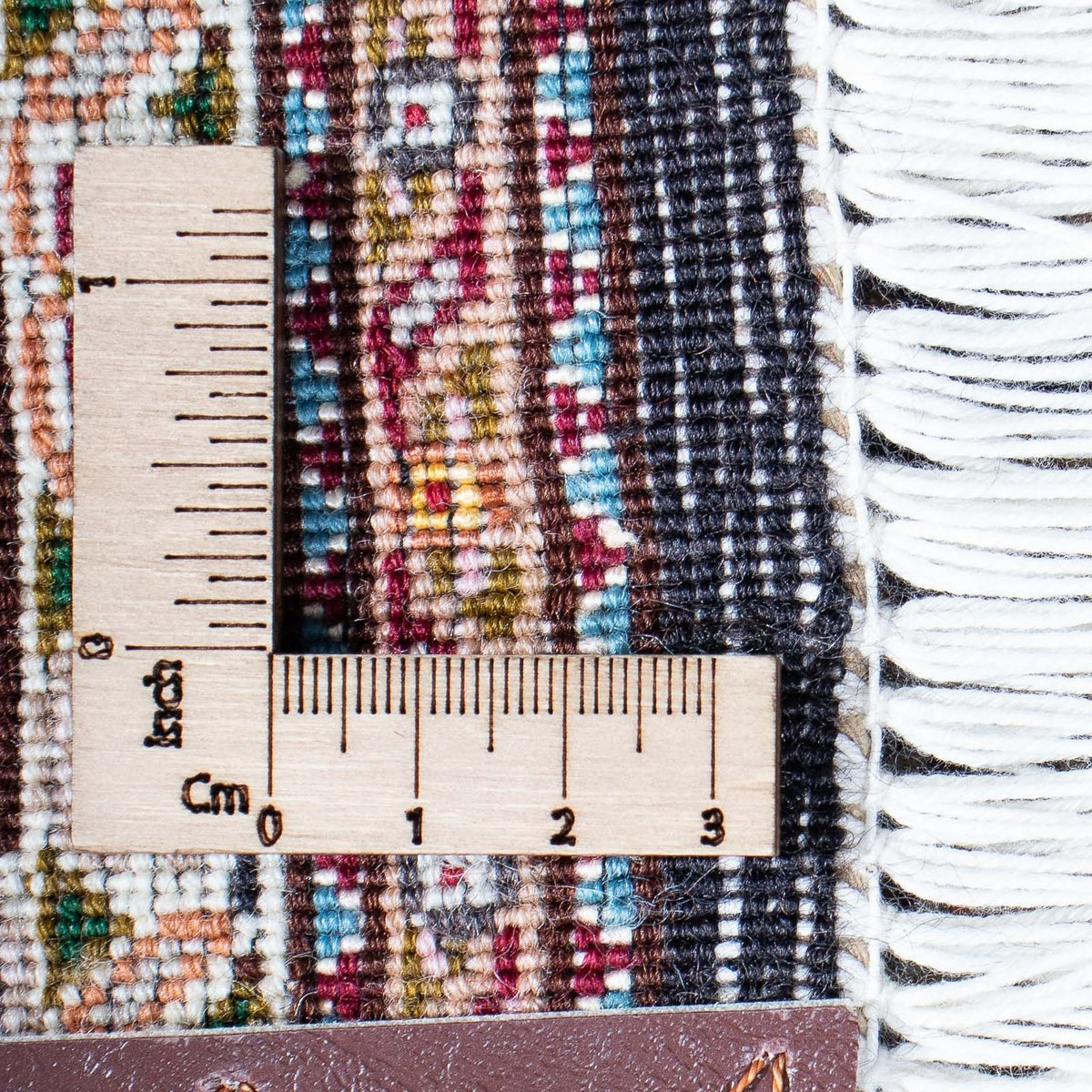 Tapis persan - Tabriz - 206 x 149 cm - marron clair