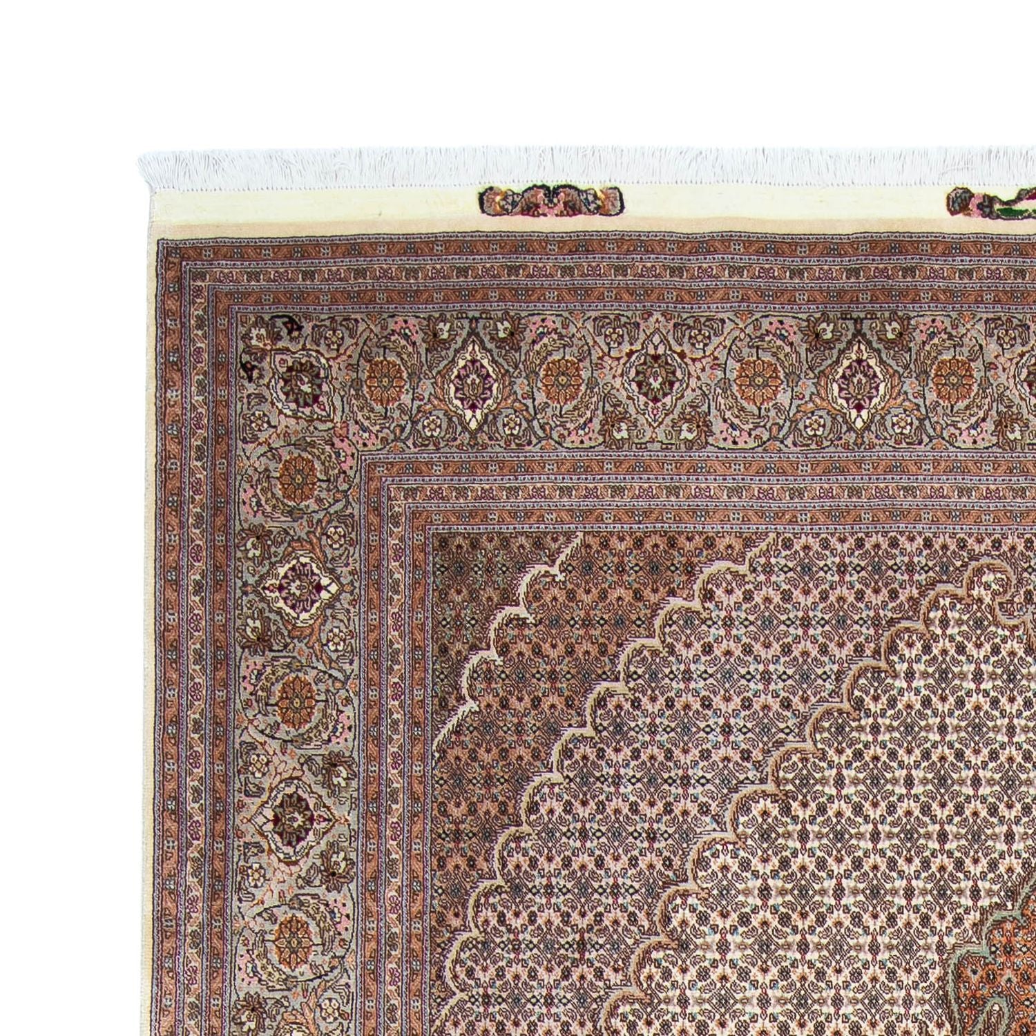 Tapis persan - Tabriz - 312 x 200 cm - beige