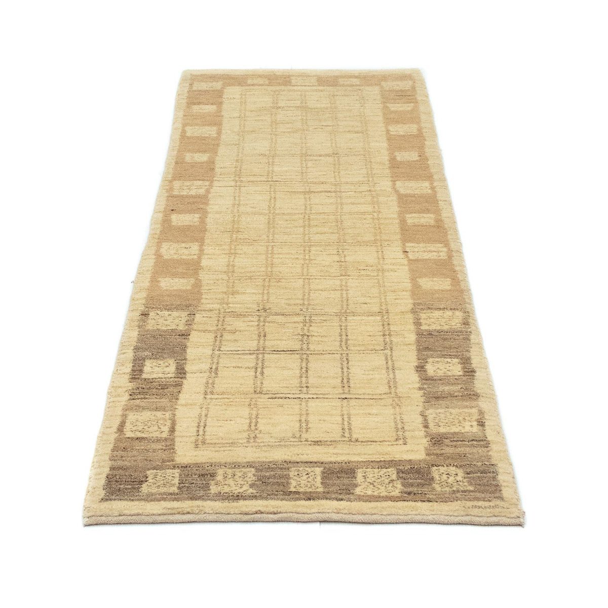 Tapis de couloir Tapis Gabbeh - Persan - 188 x 68 cm - beige