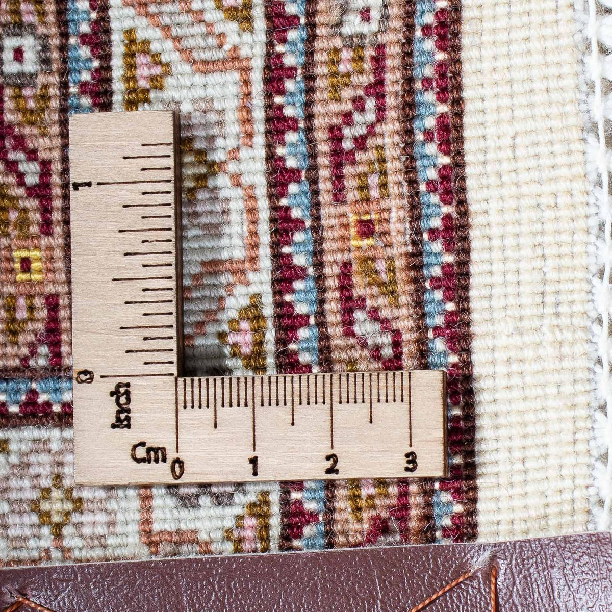 Tapis persan - Tabriz - 212 x 153 cm - marron clair