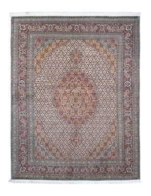 Tapis persan - Tabriz - 195 x 151 cm - marron clair