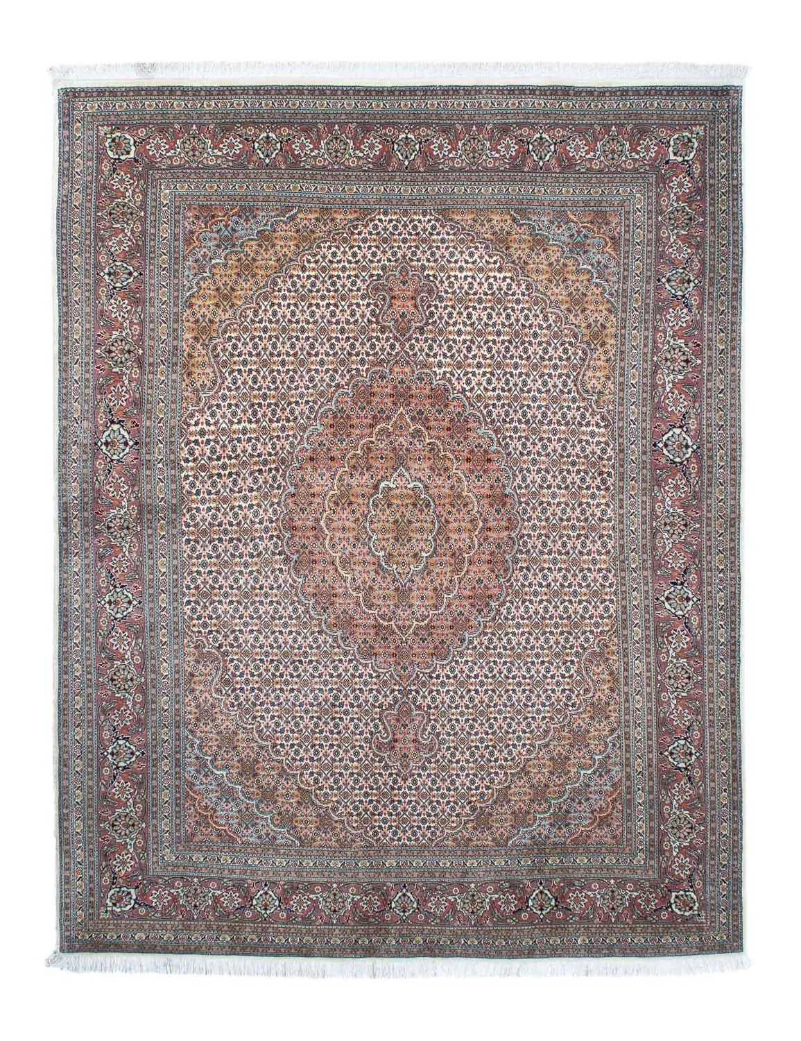 Tapis persan - Tabriz - 195 x 151 cm - marron clair