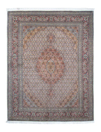 Tapis persan - Tabriz - 195 x 151 cm - marron clair