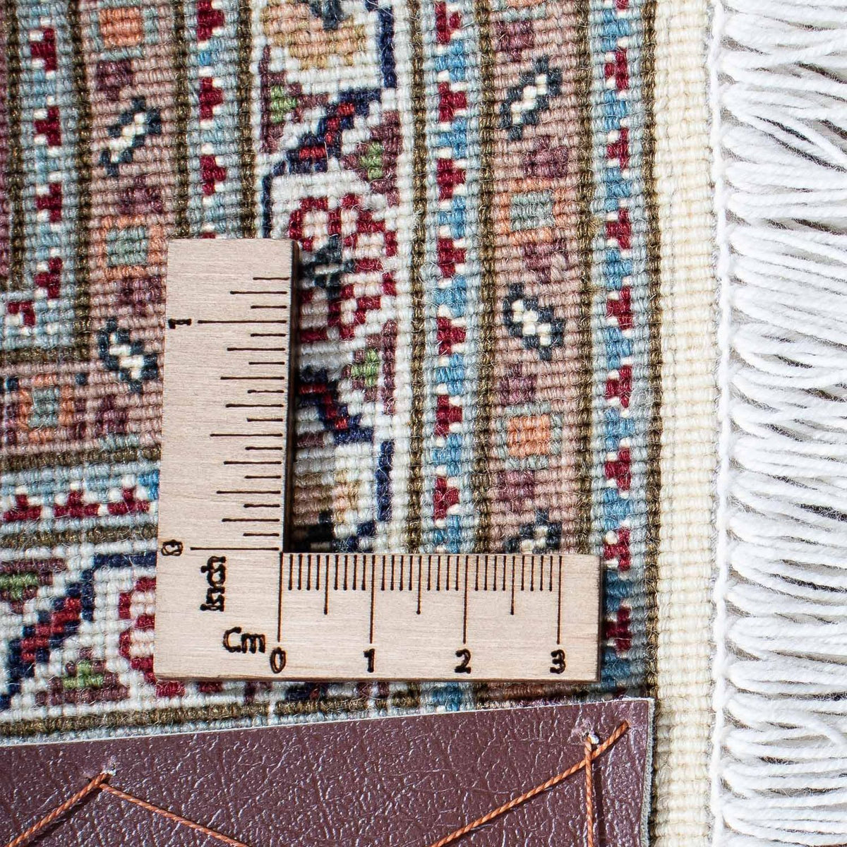 Tapis persan - Tabriz - 195 x 151 cm - marron clair