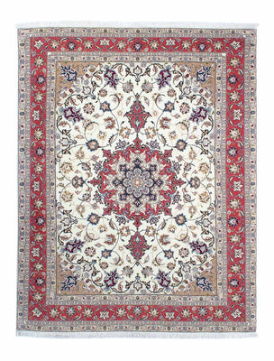 Tapis persan - Tabriz - Royal - 197 x 152 cm - beige
