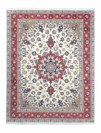Tapis persan - Tabriz - Royal - 197 x 152 cm - beige